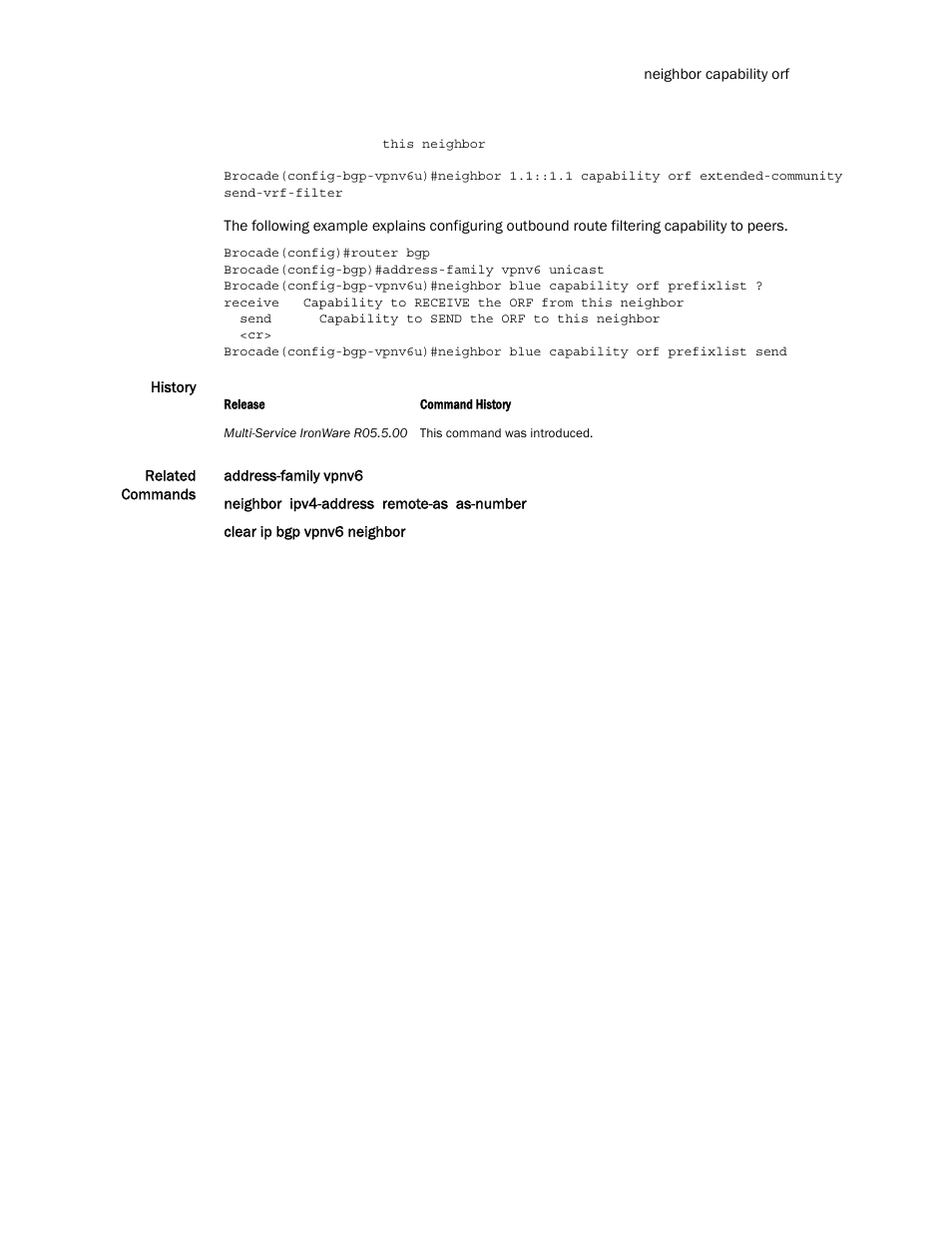 Brocade Multi-Service IronWare Routing Configuration Guide (Supporting R05.6.00) User Manual | Page 629 / 846