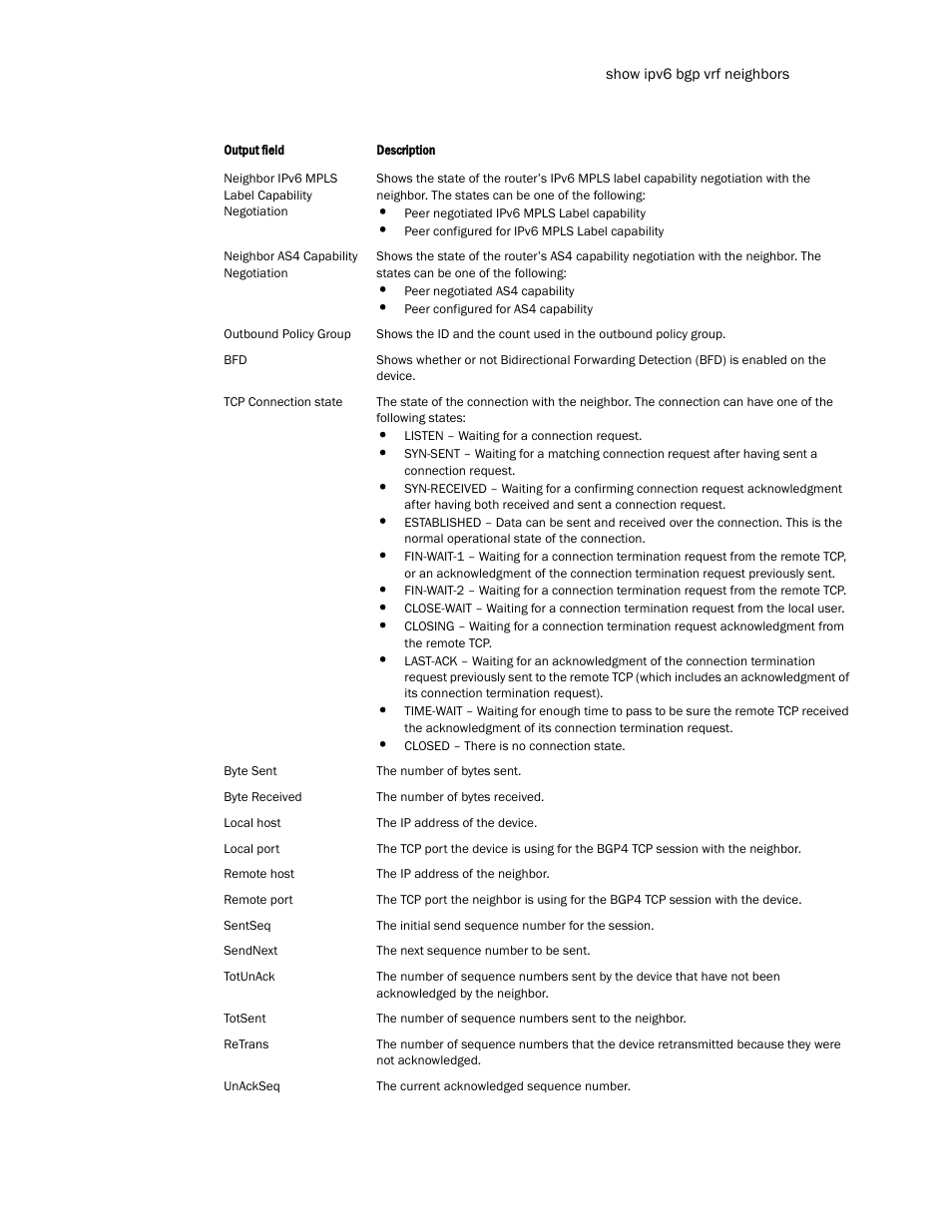 Brocade Multi-Service IronWare Routing Configuration Guide (Supporting R05.6.00) User Manual | Page 647 / 846