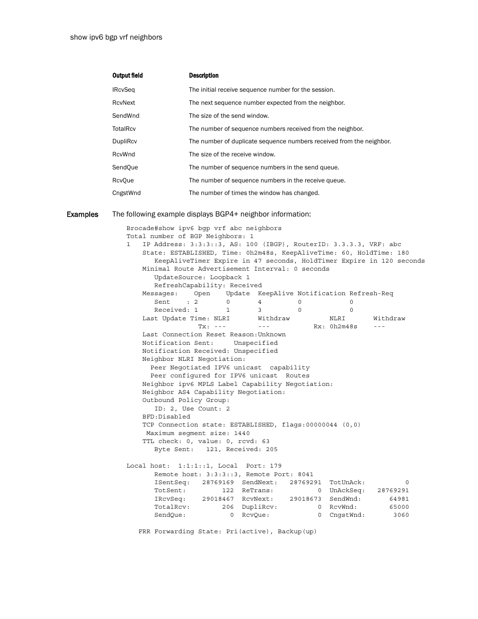 Brocade Multi-Service IronWare Routing Configuration Guide (Supporting R05.6.00) User Manual | Page 648 / 846