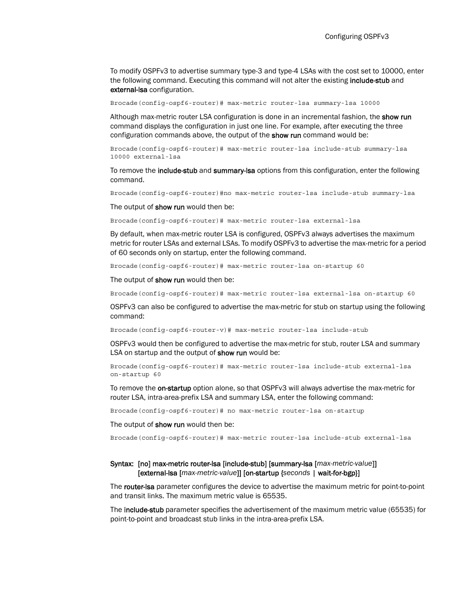Brocade Multi-Service IronWare Routing Configuration Guide (Supporting R05.6.00) User Manual | Page 695 / 846
