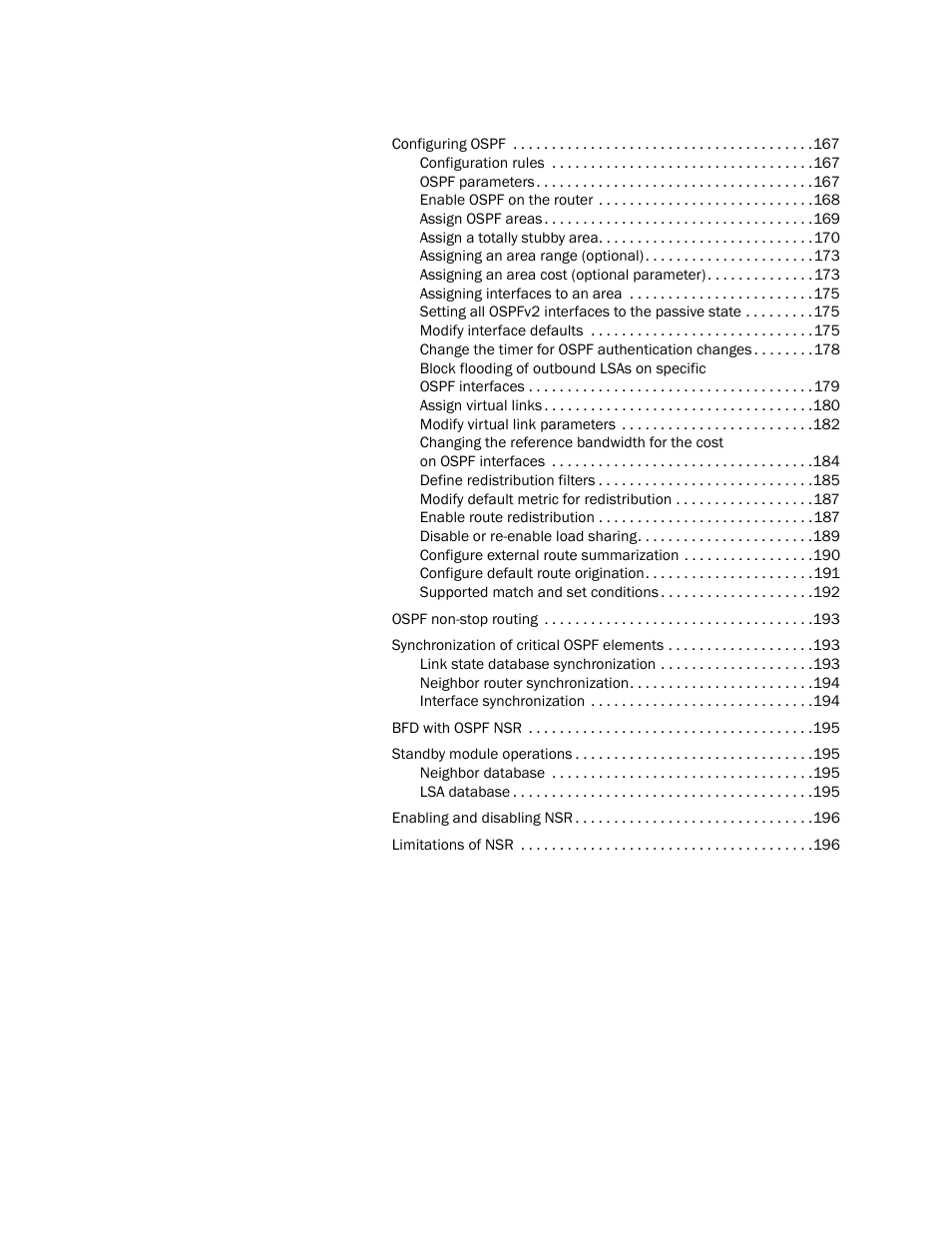 Brocade Multi-Service IronWare Routing Configuration Guide (Supporting R05.6.00) User Manual | Page 7 / 846