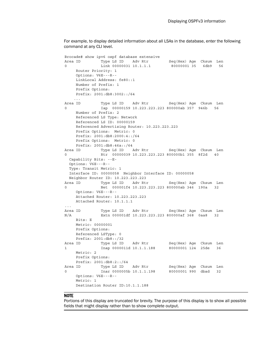 Brocade Multi-Service IronWare Routing Configuration Guide (Supporting R05.6.00) User Manual | Page 701 / 846