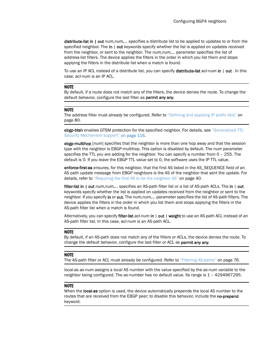 Brocade Multi-Service IronWare Routing Configuration Guide (Supporting R05.6.00) User Manual | Page 77 / 846