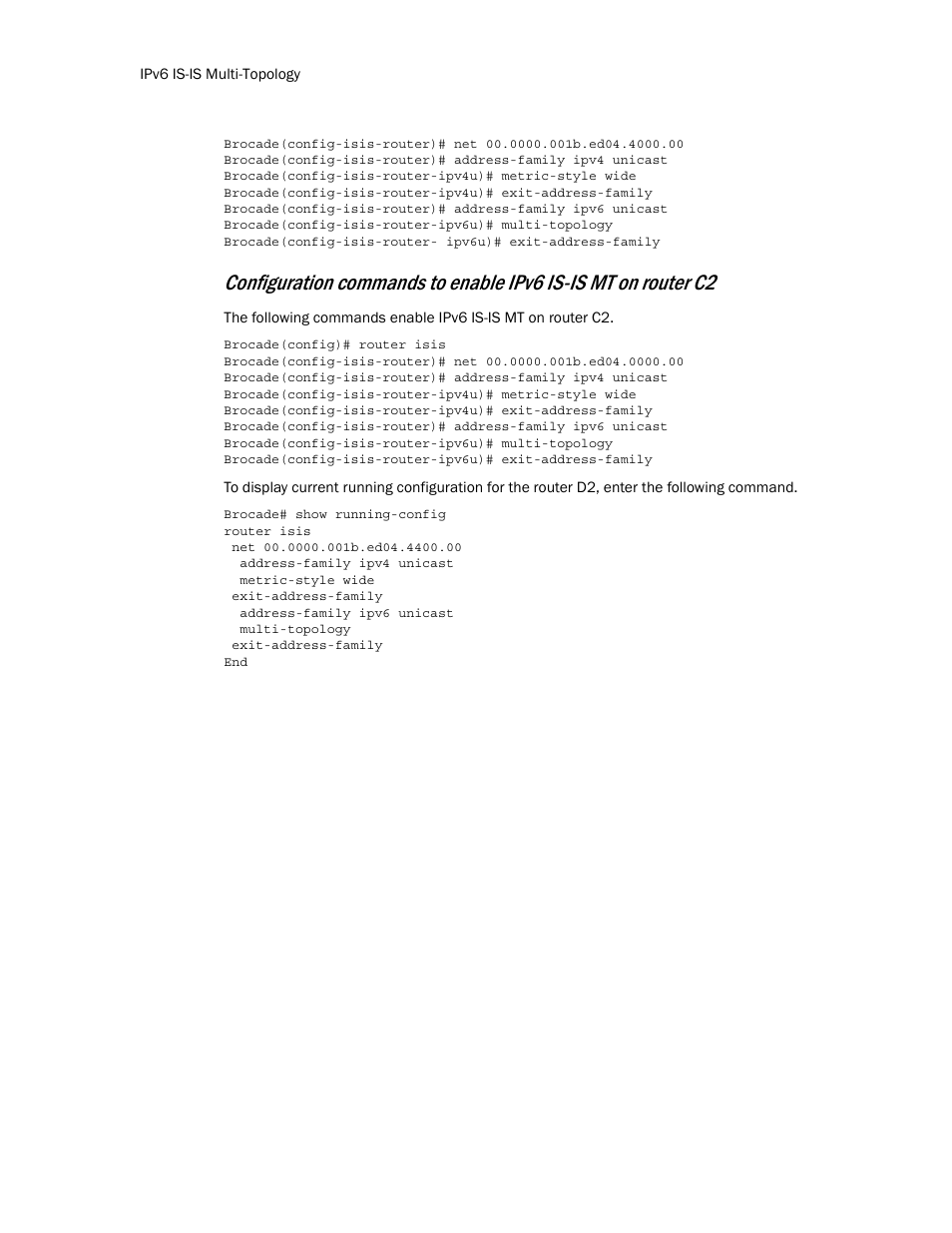 Brocade Multi-Service IronWare Routing Configuration Guide (Supporting R05.6.00) User Manual | Page 776 / 846