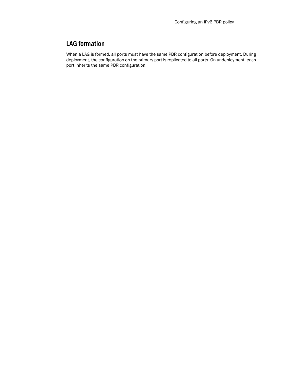 Lag formation | Brocade Multi-Service IronWare Routing Configuration Guide (Supporting R05.6.00) User Manual | Page 793 / 846