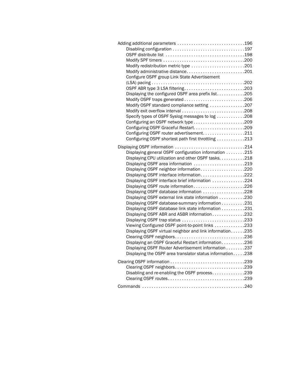 Brocade Multi-Service IronWare Routing Configuration Guide (Supporting R05.6.00) User Manual | Page 8 / 846