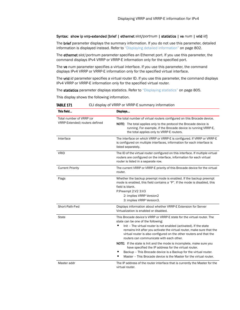Brocade Multi-Service IronWare Routing Configuration Guide (Supporting R05.6.00) User Manual | Page 829 / 846