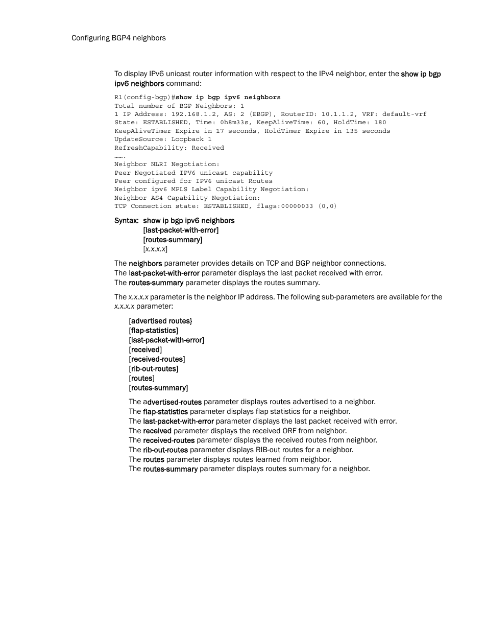 Brocade Multi-Service IronWare Routing Configuration Guide (Supporting R05.6.00) User Manual | Page 86 / 846