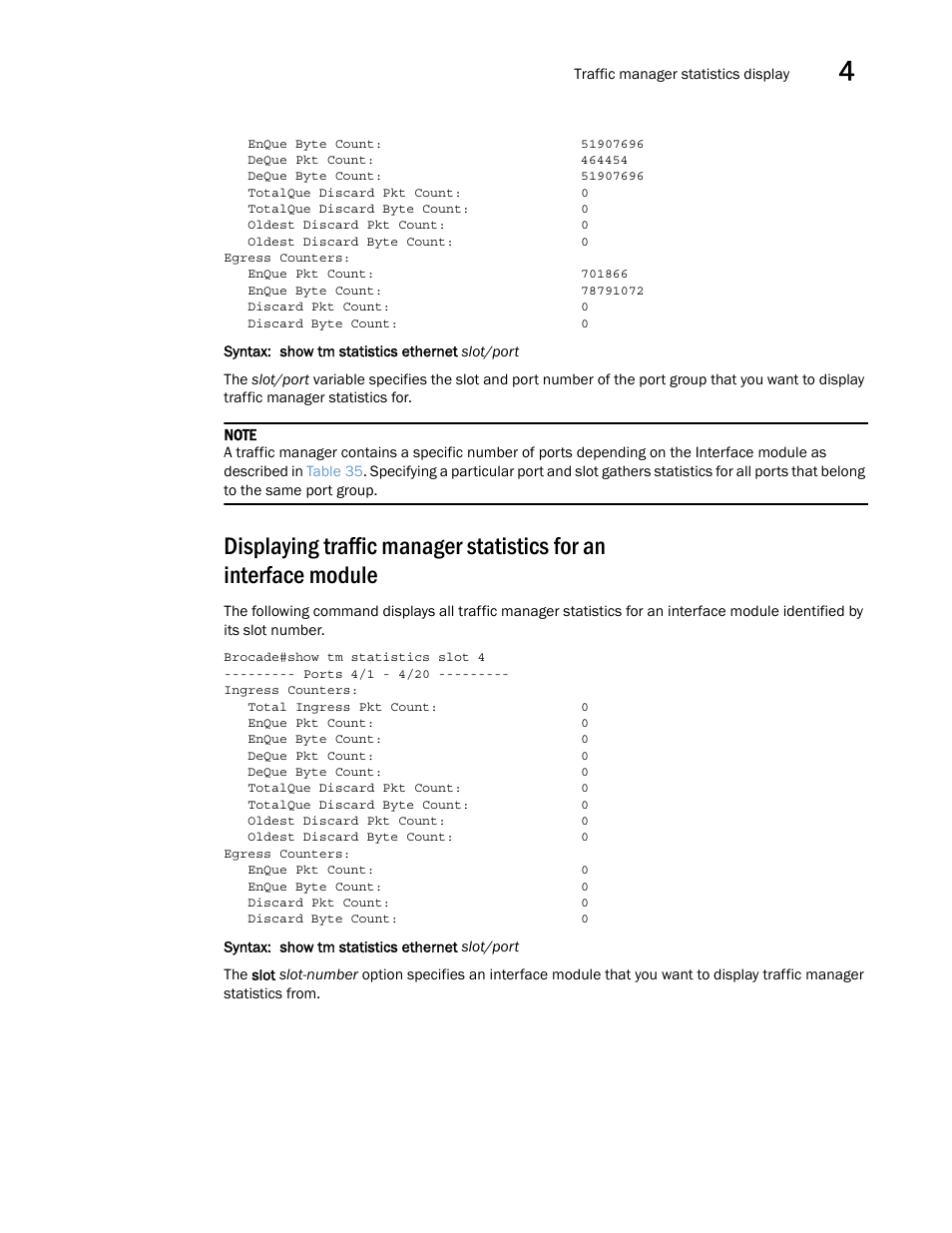 Brocade Multi-Service IronWare QoS and Traffic Management Configuration Guide (Supporting R05.6.00) User Manual | Page 153 / 226