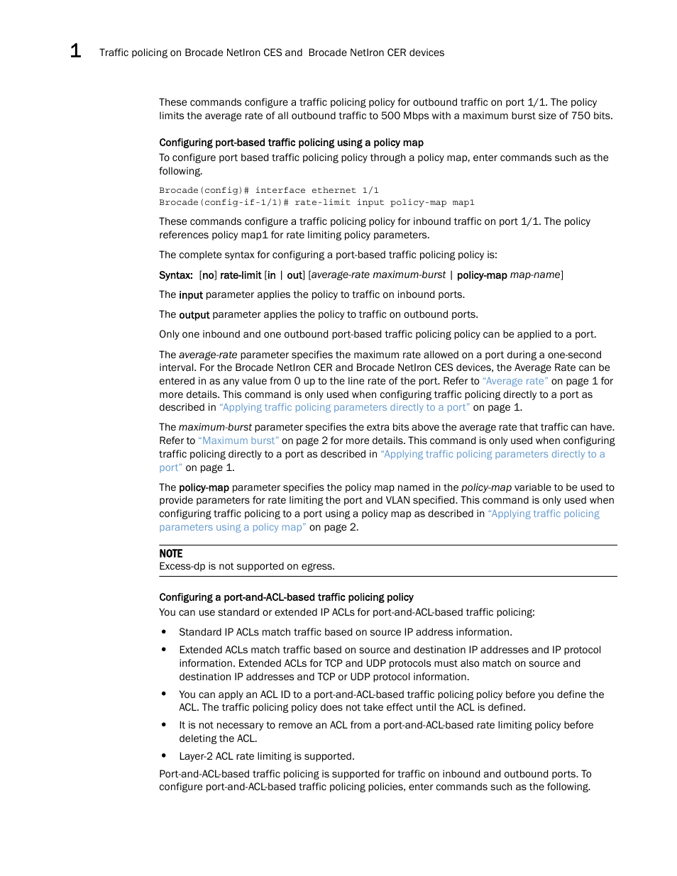 Brocade Multi-Service IronWare QoS and Traffic Management Configuration Guide (Supporting R05.6.00) User Manual | Page 20 / 226