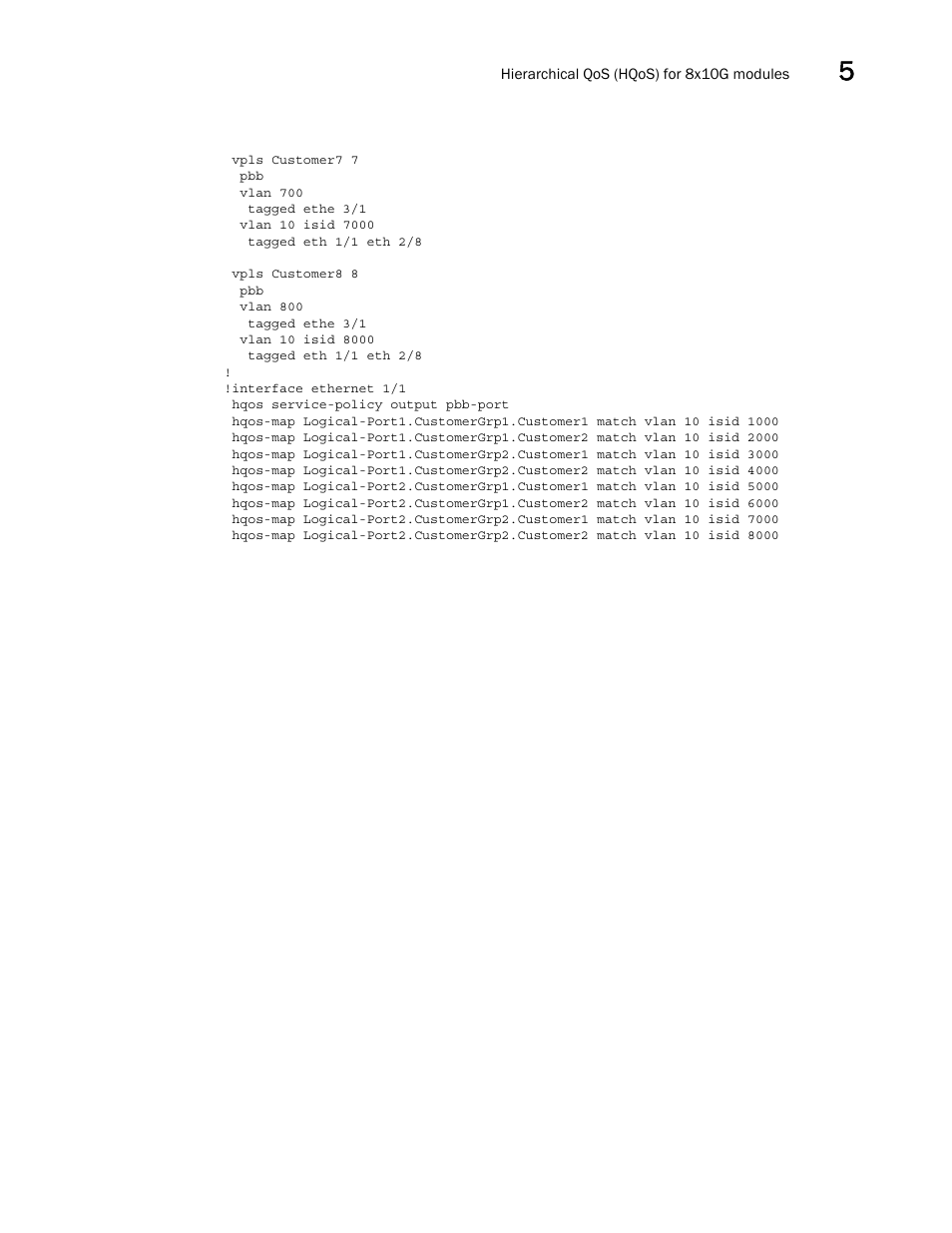 Brocade Multi-Service IronWare QoS and Traffic Management Configuration Guide (Supporting R05.6.00) User Manual | Page 217 / 226