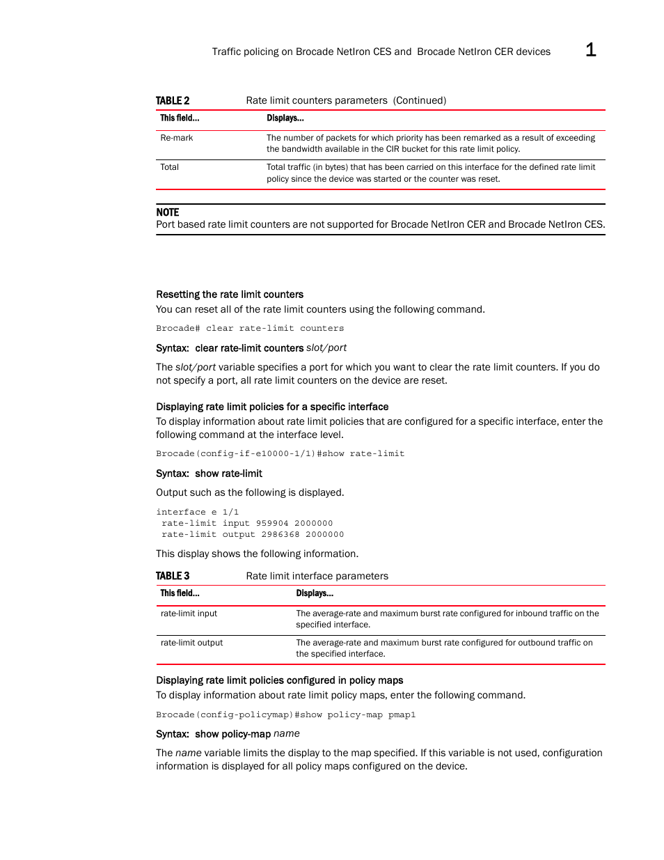 Brocade Multi-Service IronWare QoS and Traffic Management Configuration Guide (Supporting R05.6.00) User Manual | Page 23 / 226