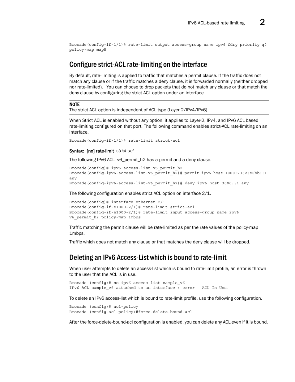 Brocade Multi-Service IronWare QoS and Traffic Management Configuration Guide (Supporting R05.6.00) User Manual | Page 47 / 226