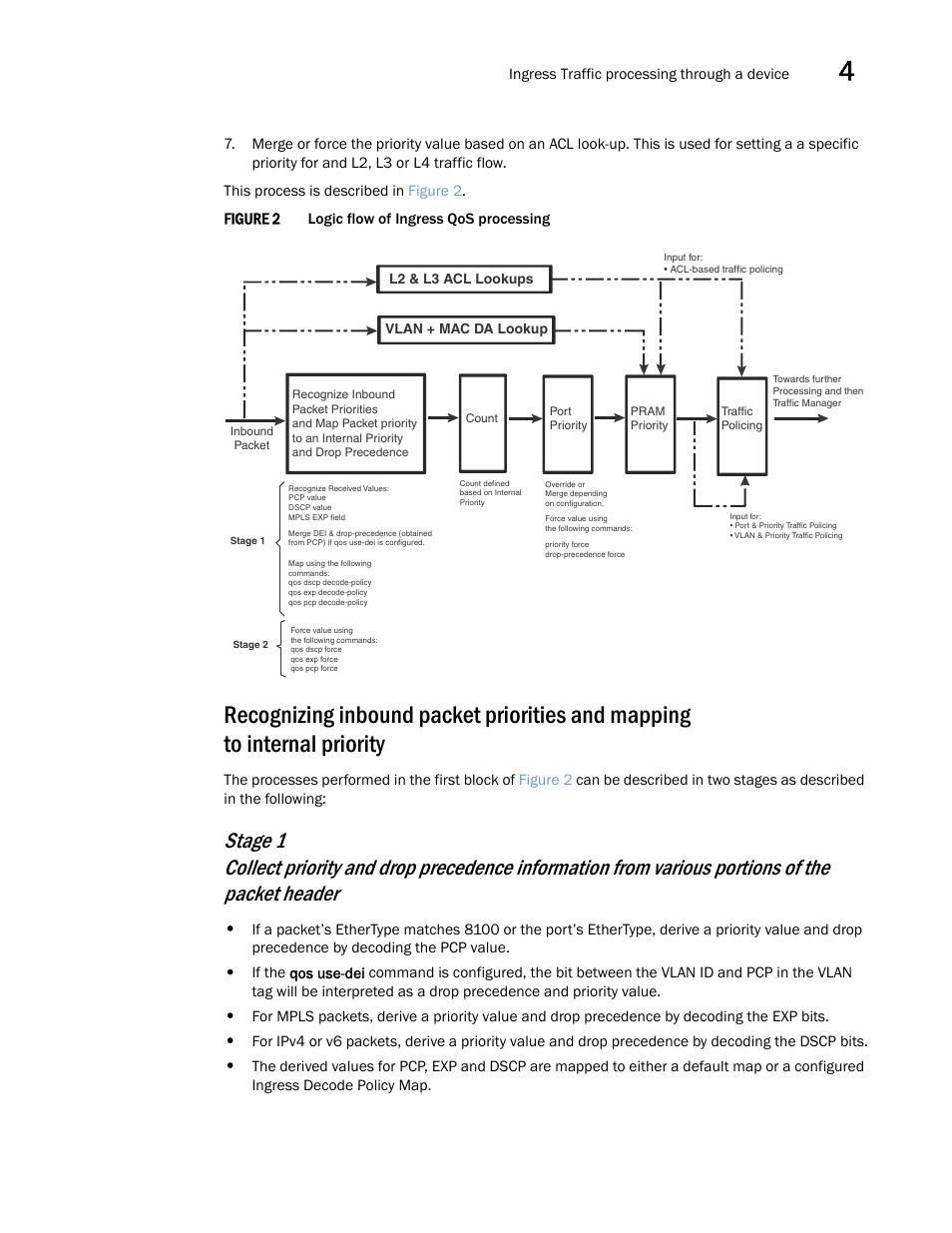 Brocade Multi-Service IronWare QoS and Traffic Management Configuration Guide (Supporting R05.6.00) User Manual | Page 87 / 226