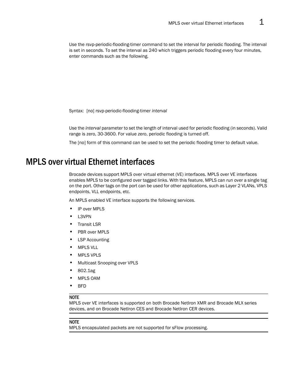 Mpls over virtual ethernet interfaces | Brocade Multi-Service IronWare Multiprotocol Label Switch (MPLS) Configuration Guide (Supporting R05.6.00) User Manual | Page 109 / 852