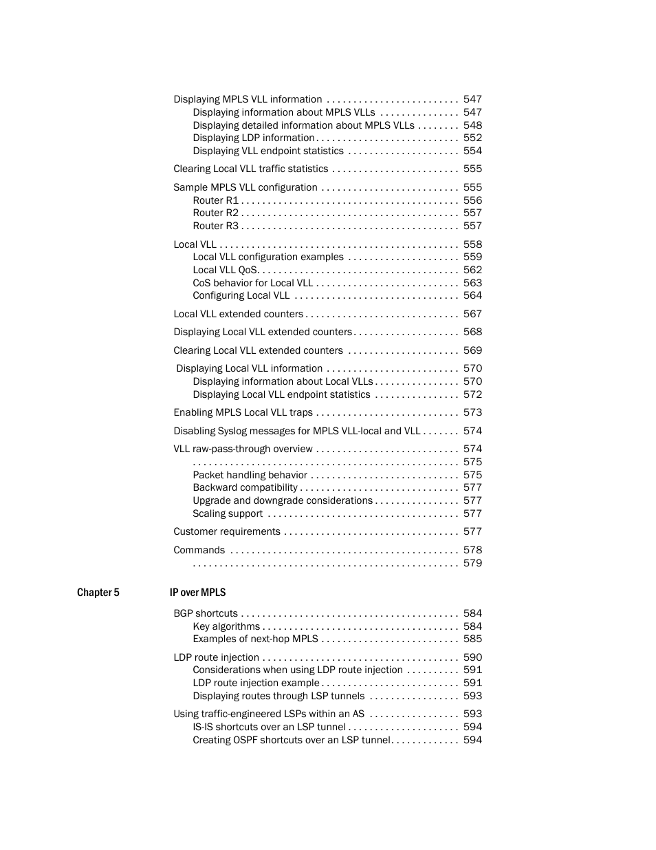 Brocade Multi-Service IronWare Multiprotocol Label Switch (MPLS) Configuration Guide (Supporting R05.6.00) User Manual | Page 11 / 852