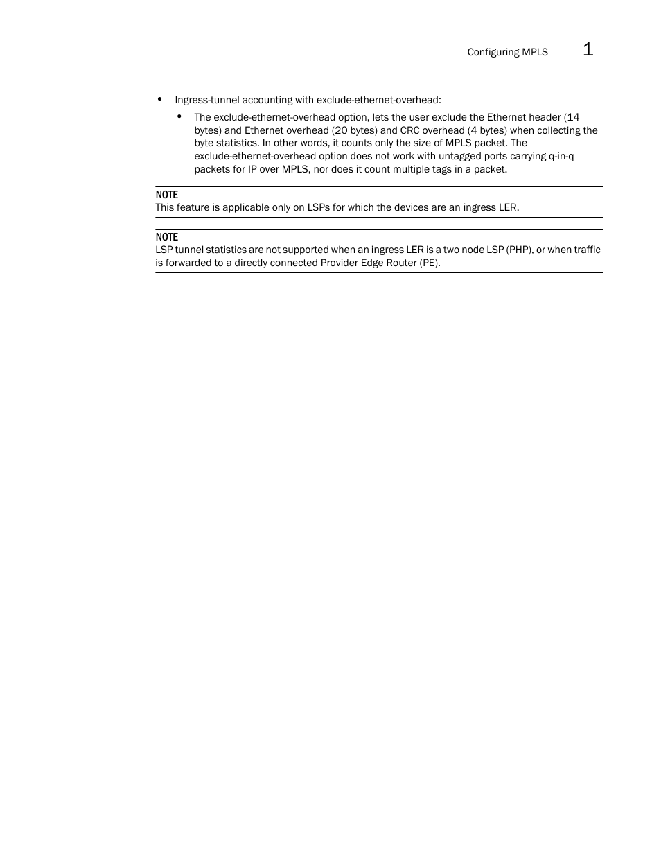 Brocade Multi-Service IronWare Multiprotocol Label Switch (MPLS) Configuration Guide (Supporting R05.6.00) User Manual | Page 125 / 852