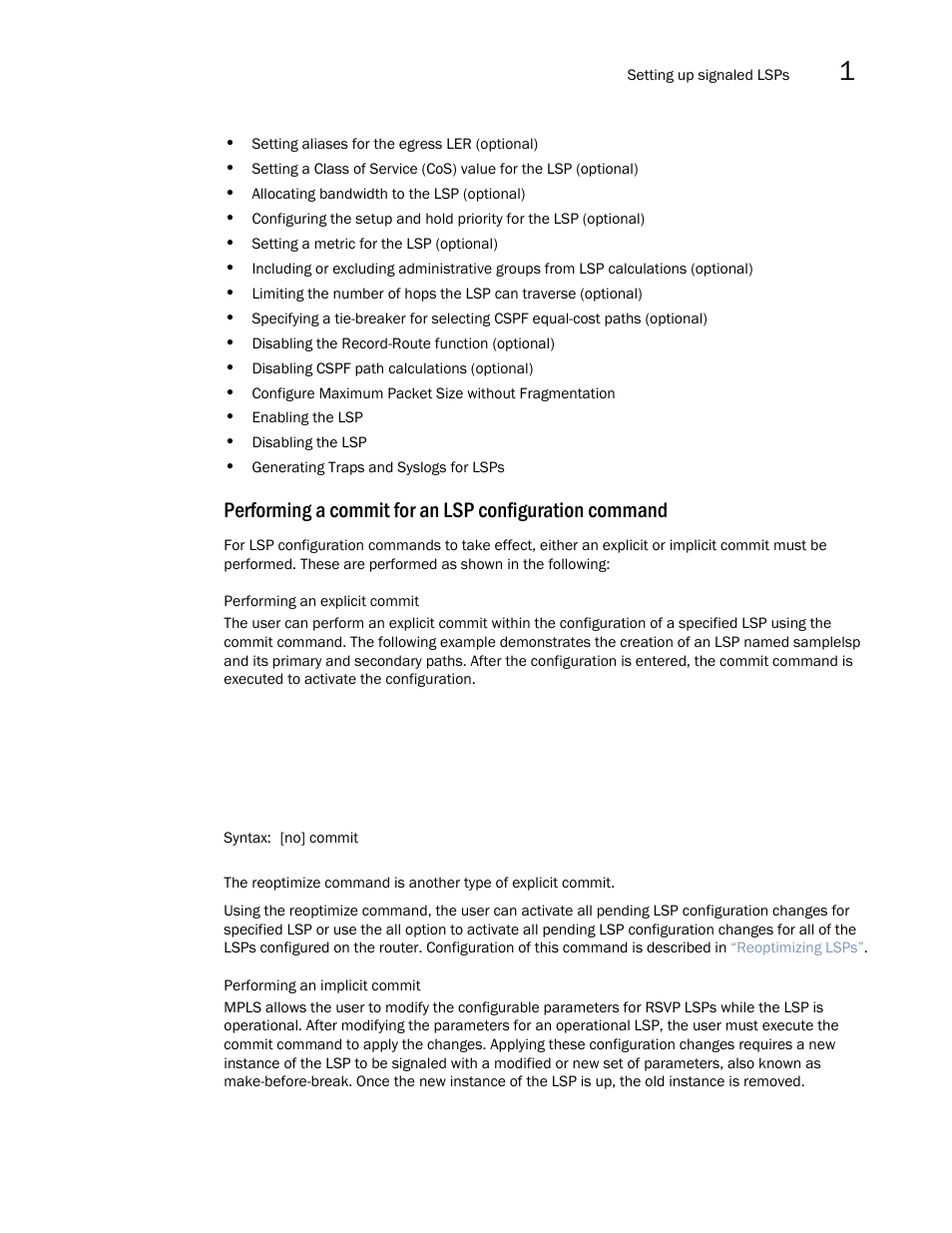 Brocade Multi-Service IronWare Multiprotocol Label Switch (MPLS) Configuration Guide (Supporting R05.6.00) User Manual | Page 151 / 852