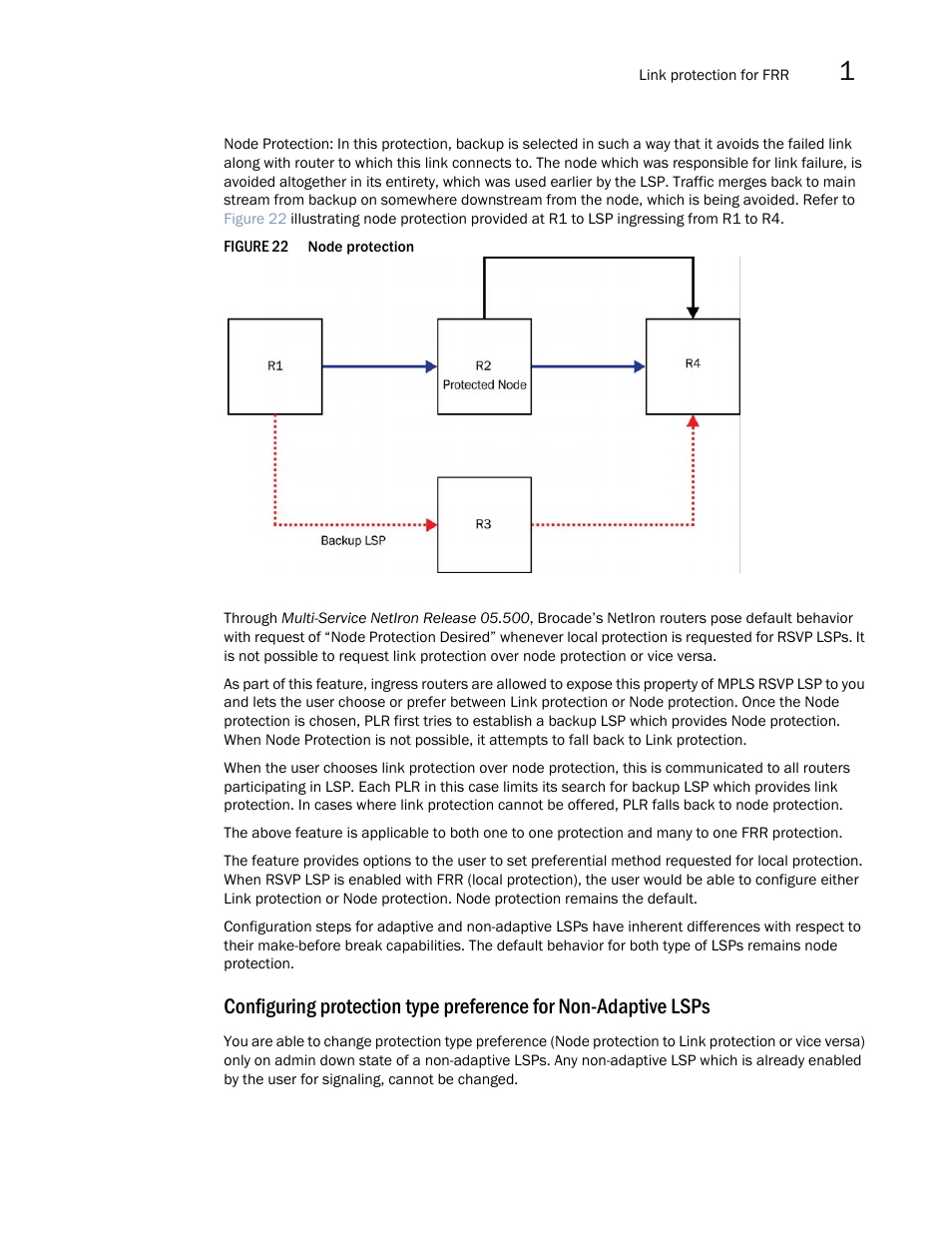 Brocade Multi-Service IronWare Multiprotocol Label Switch (MPLS) Configuration Guide (Supporting R05.6.00) User Manual | Page 167 / 852