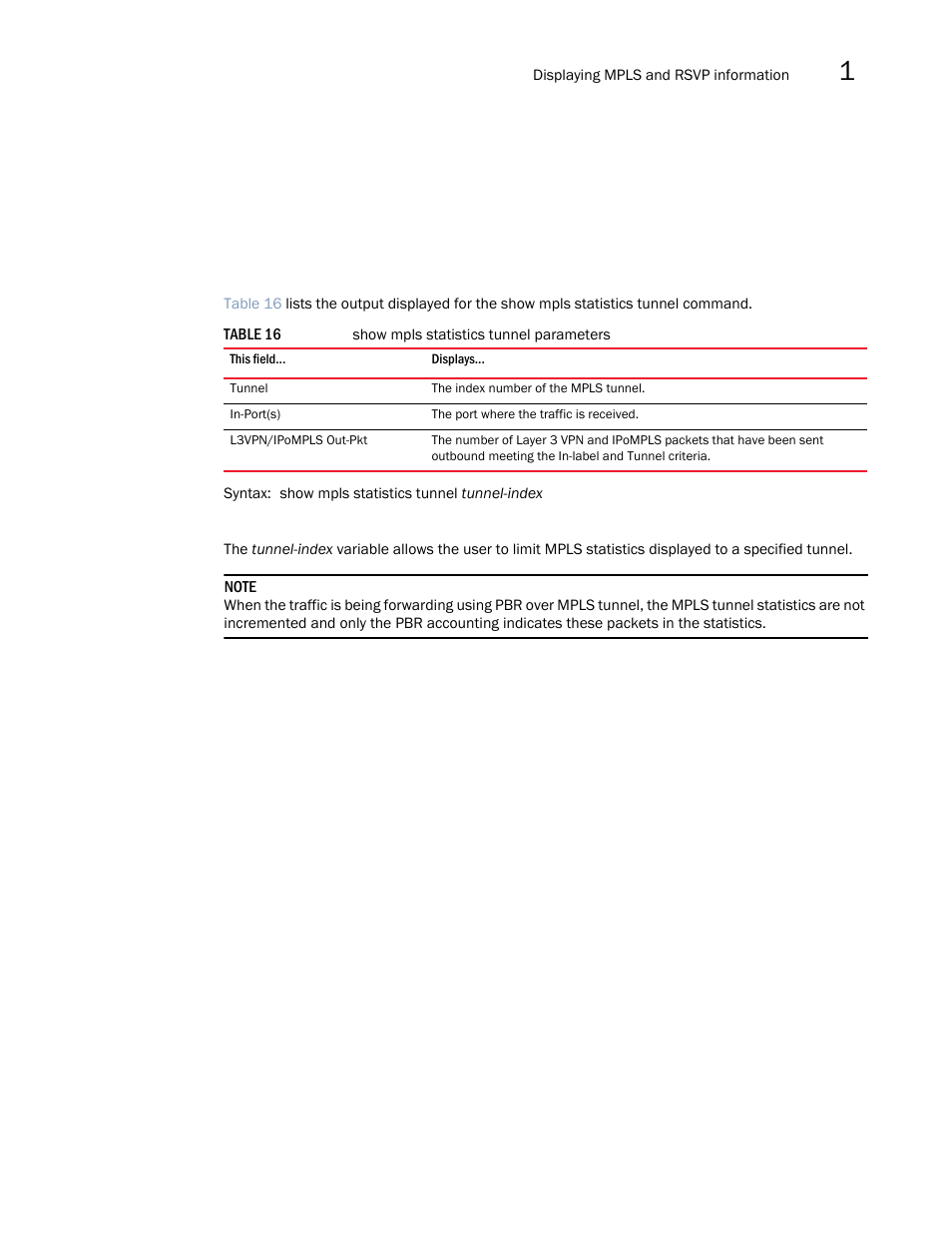 Brocade Multi-Service IronWare Multiprotocol Label Switch (MPLS) Configuration Guide (Supporting R05.6.00) User Manual | Page 251 / 852