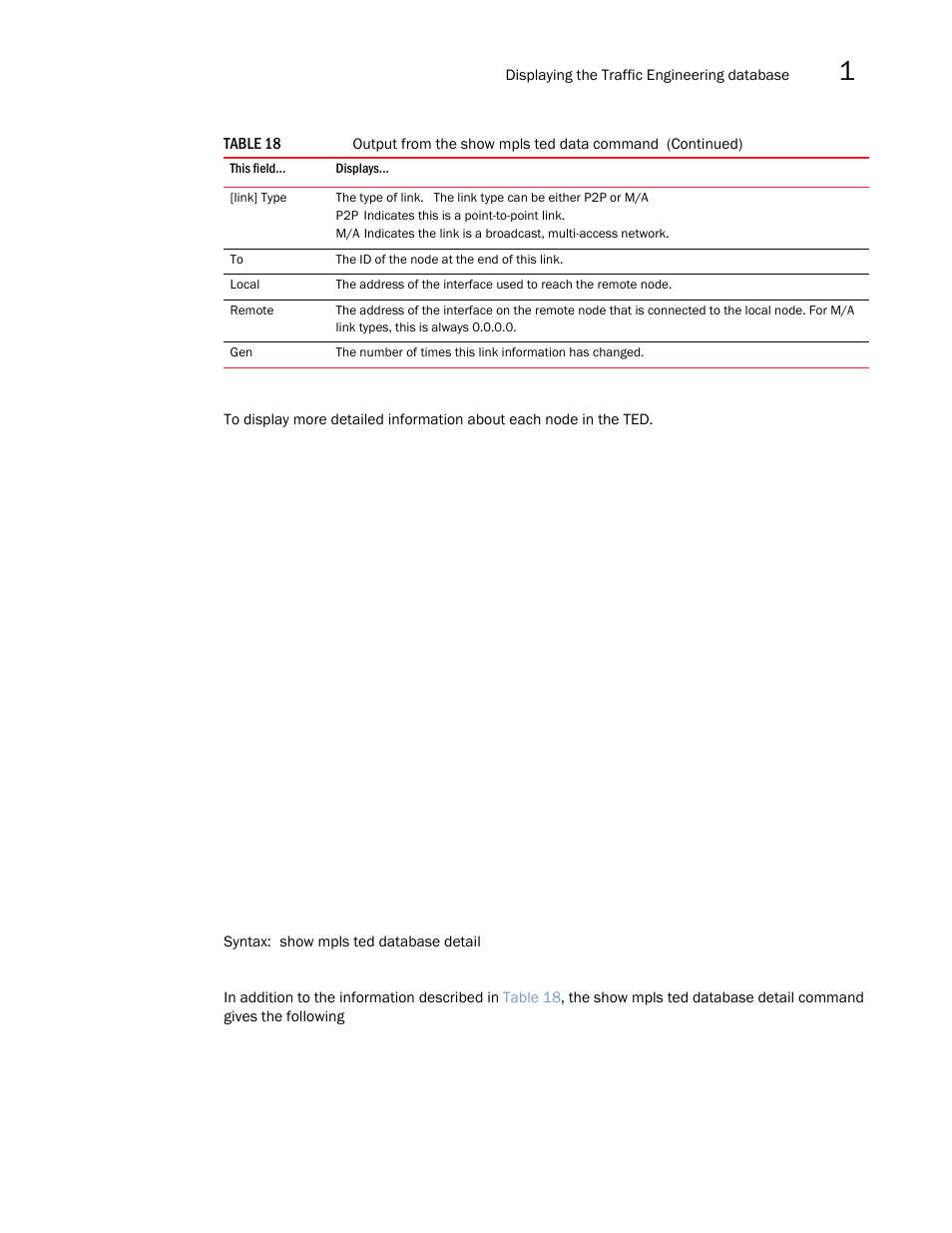 Brocade Multi-Service IronWare Multiprotocol Label Switch (MPLS) Configuration Guide (Supporting R05.6.00) User Manual | Page 259 / 852