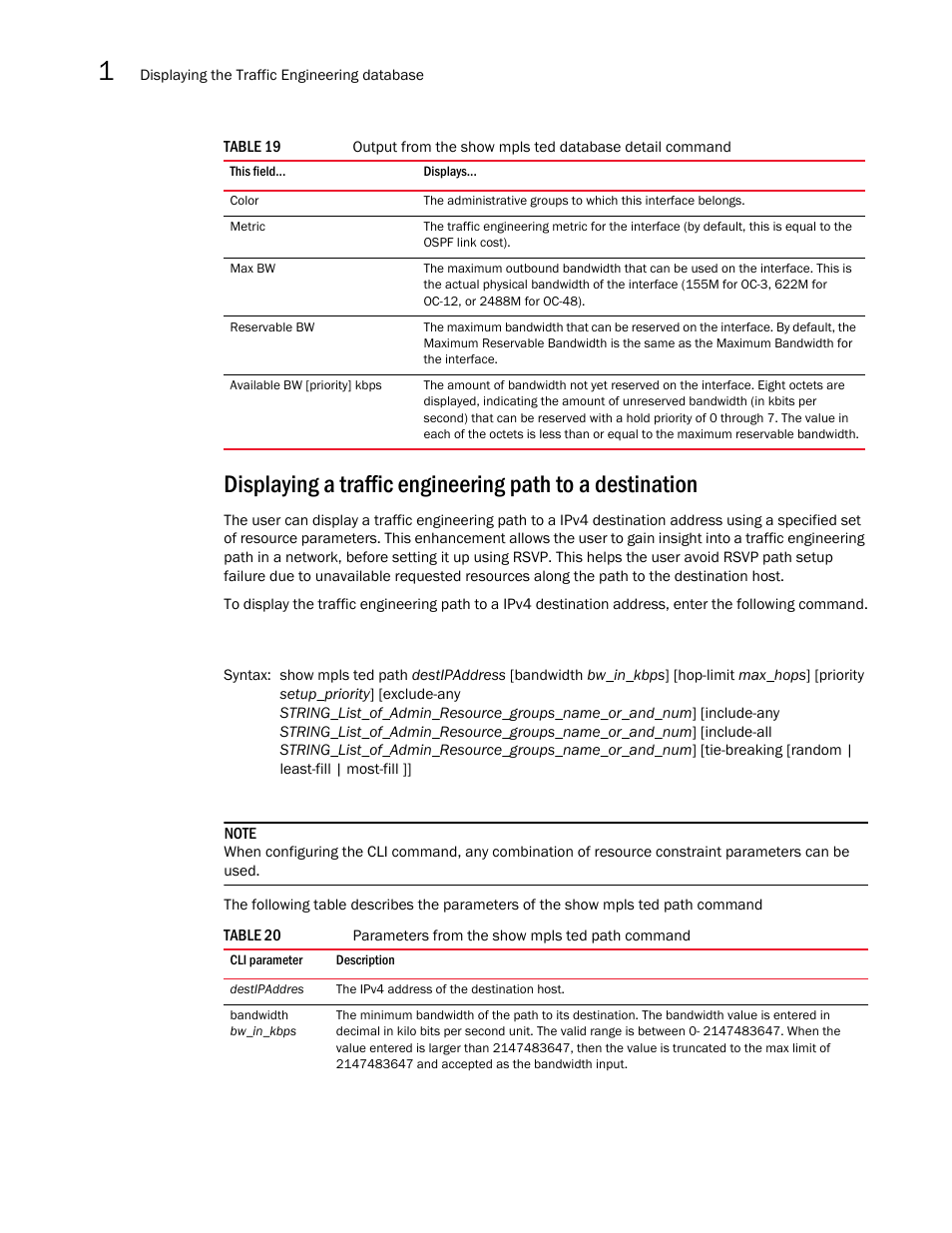 Brocade Multi-Service IronWare Multiprotocol Label Switch (MPLS) Configuration Guide (Supporting R05.6.00) User Manual | Page 260 / 852