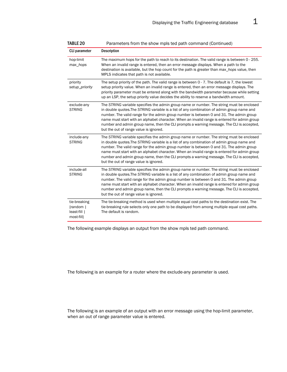 Brocade Multi-Service IronWare Multiprotocol Label Switch (MPLS) Configuration Guide (Supporting R05.6.00) User Manual | Page 261 / 852