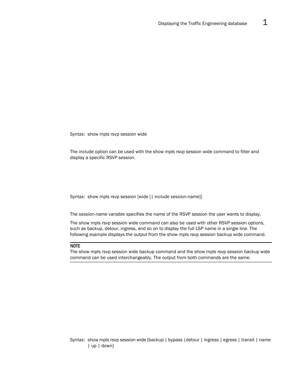 Brocade Multi-Service IronWare Multiprotocol Label Switch (MPLS) Configuration Guide (Supporting R05.6.00) User Manual | Page 277 / 852