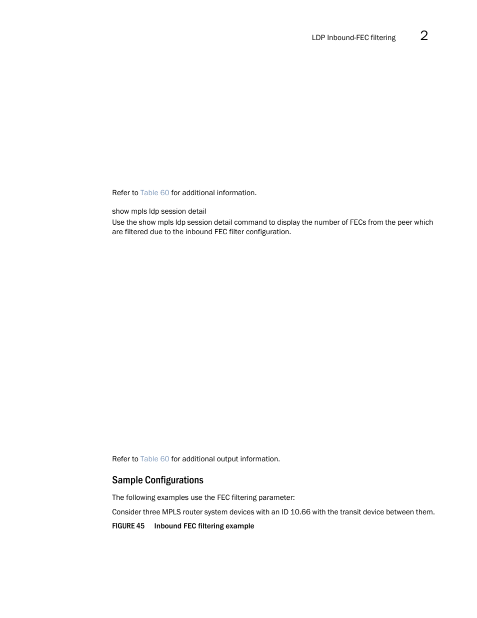 Sample configurations | Brocade Multi-Service IronWare Multiprotocol Label Switch (MPLS) Configuration Guide (Supporting R05.6.00) User Manual | Page 329 / 852