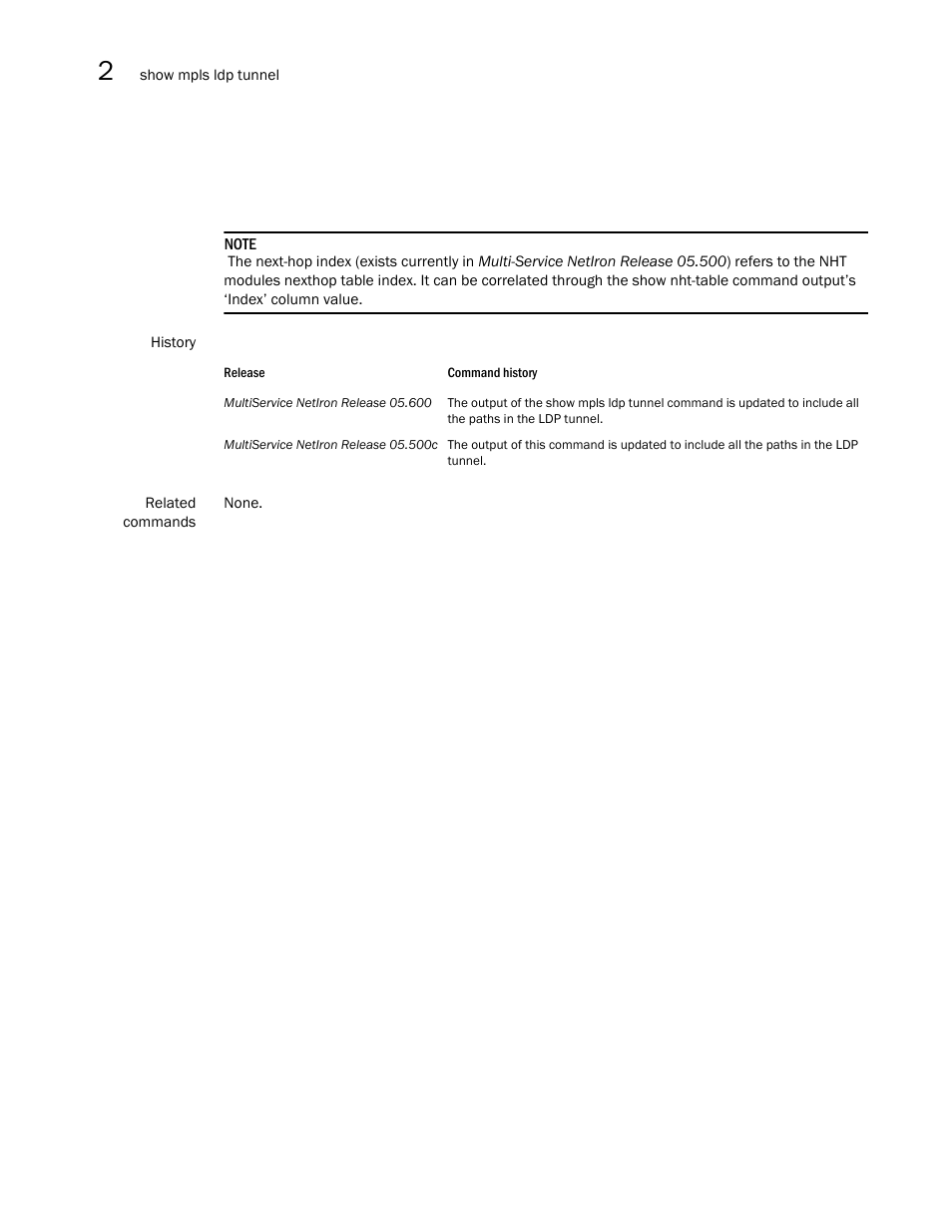 Brocade Multi-Service IronWare Multiprotocol Label Switch (MPLS) Configuration Guide (Supporting R05.6.00) User Manual | Page 362 / 852