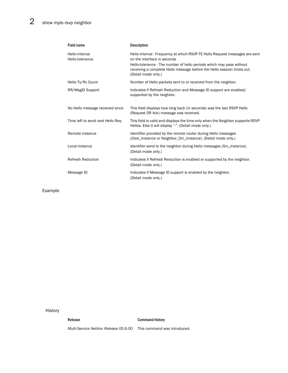 Brocade Multi-Service IronWare Multiprotocol Label Switch (MPLS) Configuration Guide (Supporting R05.6.00) User Manual | Page 410 / 852