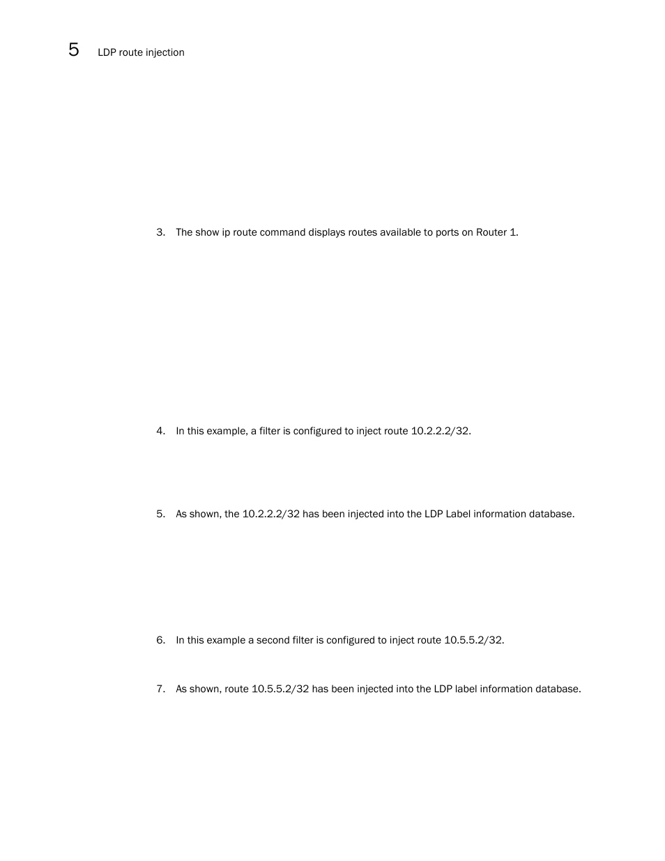 Brocade Multi-Service IronWare Multiprotocol Label Switch (MPLS) Configuration Guide (Supporting R05.6.00) User Manual | Page 616 / 852