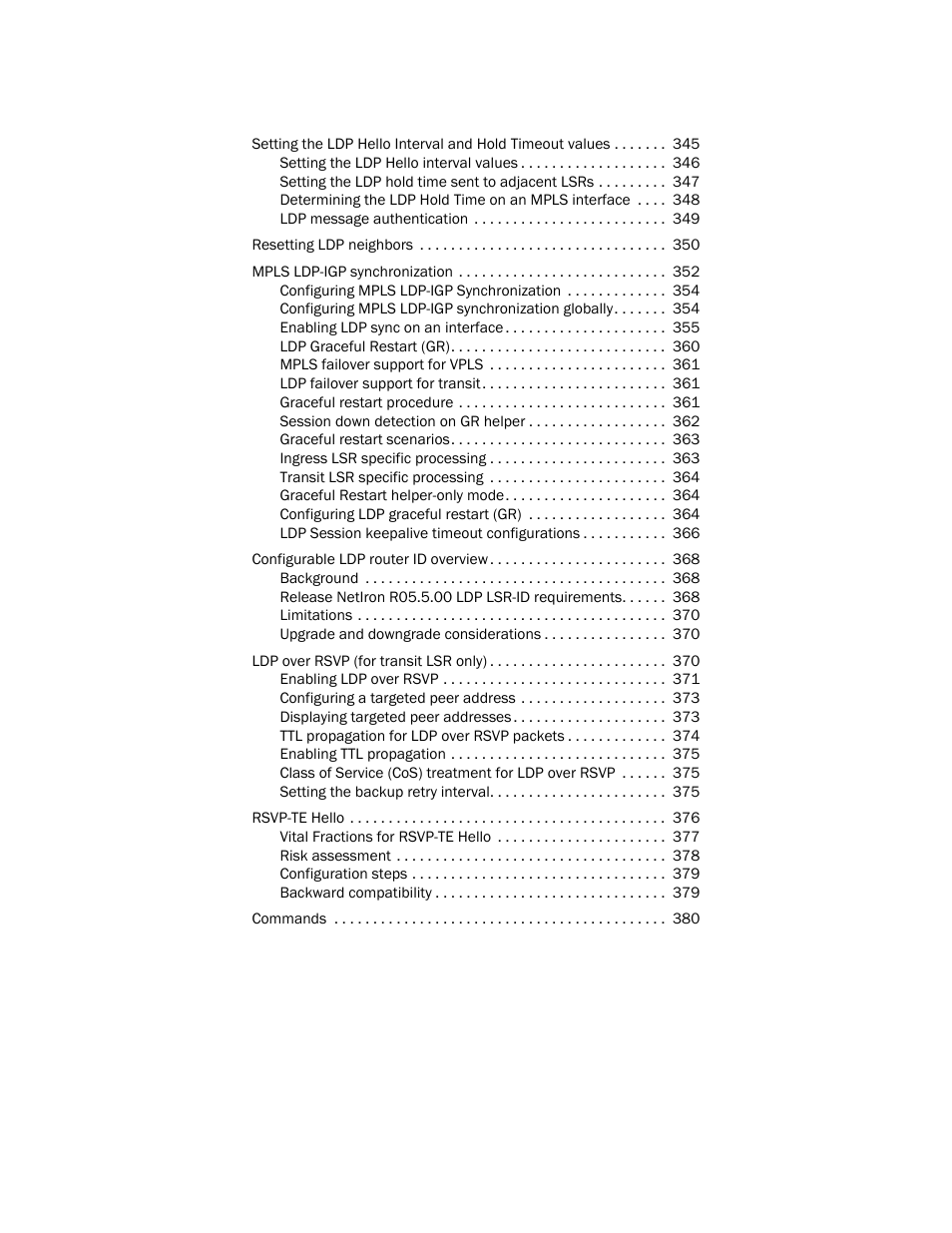 Brocade Multi-Service IronWare Multiprotocol Label Switch (MPLS) Configuration Guide (Supporting R05.6.00) User Manual | Page 7 / 852