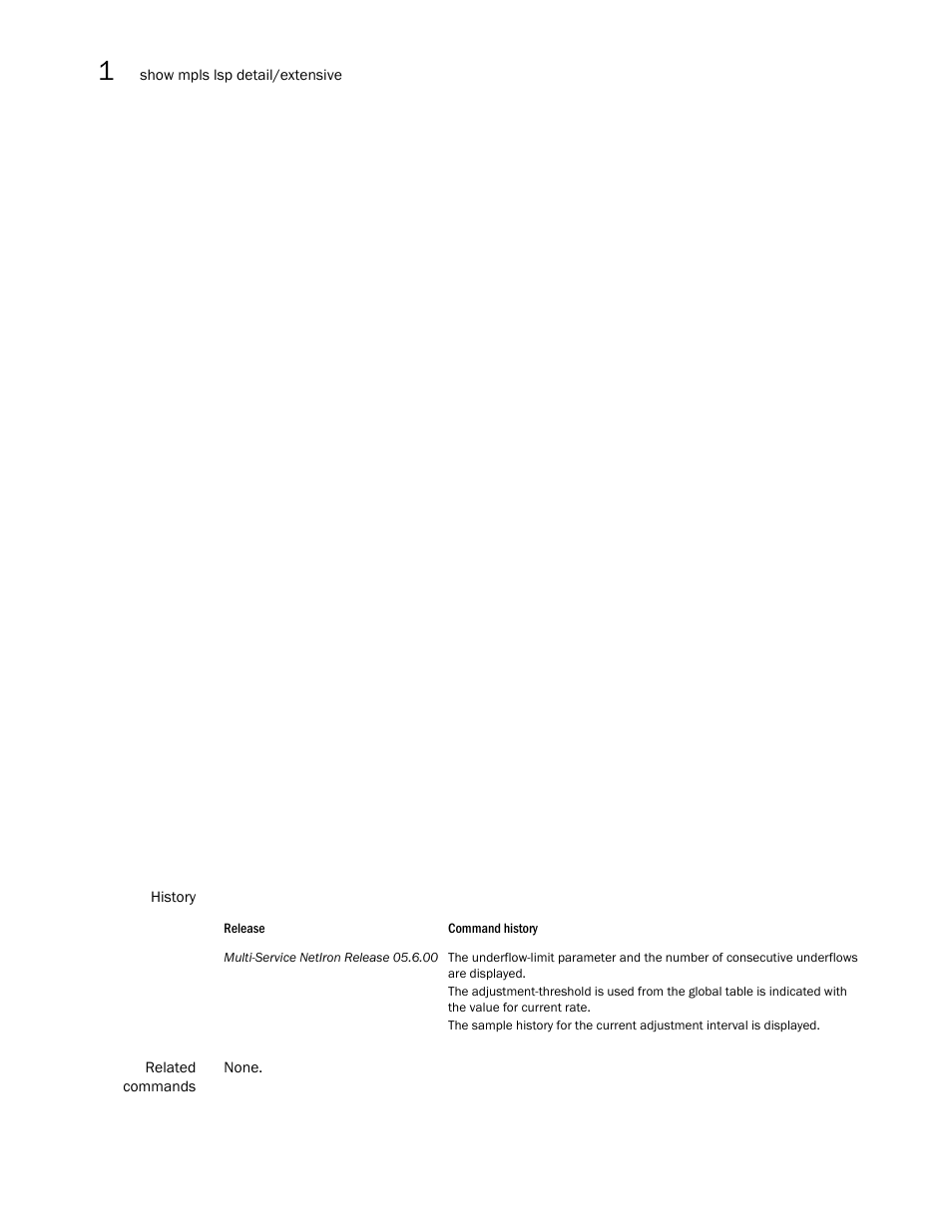 Brocade Multi-Service IronWare Multiprotocol Label Switch (MPLS) Configuration Guide (Supporting R05.6.00) User Manual | Page 76 / 852