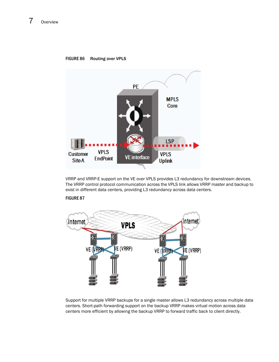 Brocade Multi-Service IronWare Multiprotocol Label Switch (MPLS) Configuration Guide (Supporting R05.6.00) User Manual | Page 766 / 852