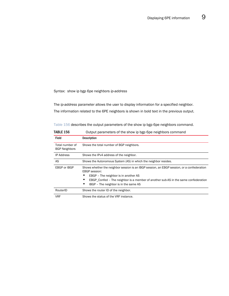 Brocade Multi-Service IronWare Multiprotocol Label Switch (MPLS) Configuration Guide (Supporting R05.6.00) User Manual | Page 831 / 852