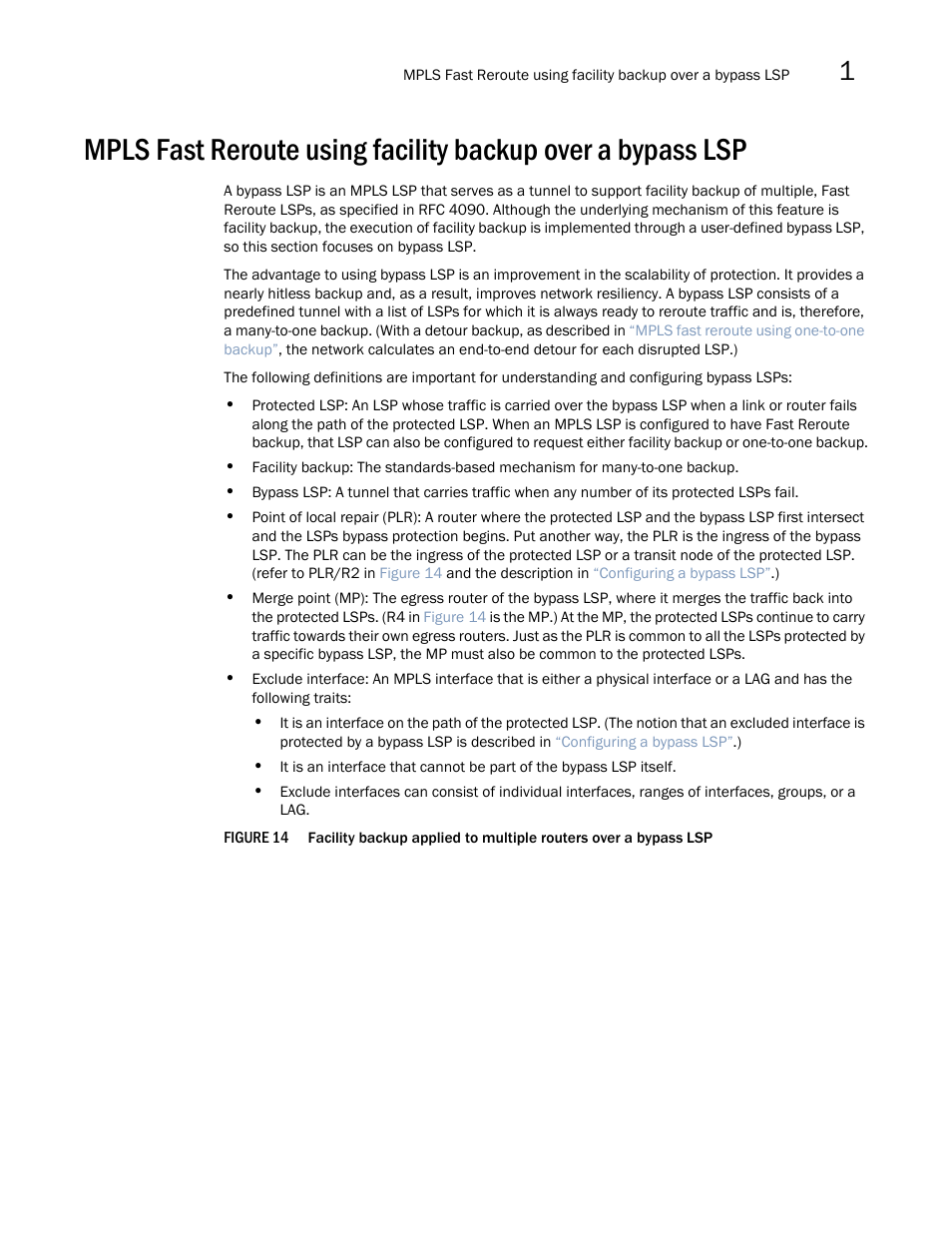 Brocade Multi-Service IronWare Multiprotocol Label Switch (MPLS) Configuration Guide (Supporting R05.6.00) User Manual | Page 87 / 852