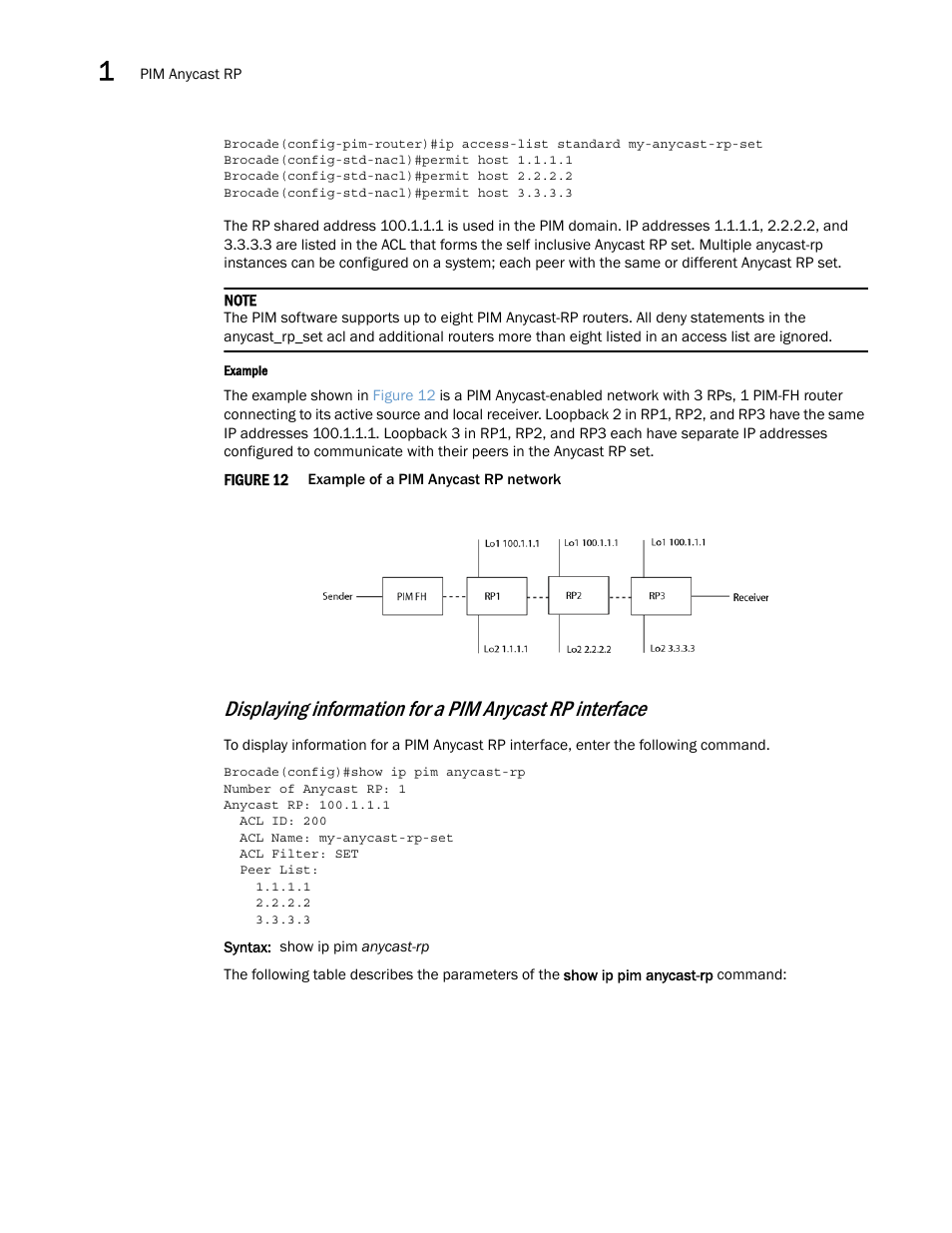 Brocade Multi-Service IronWare Multicast Configuration Guide (Supporting R05.6.00) User Manual | Page 102 / 216