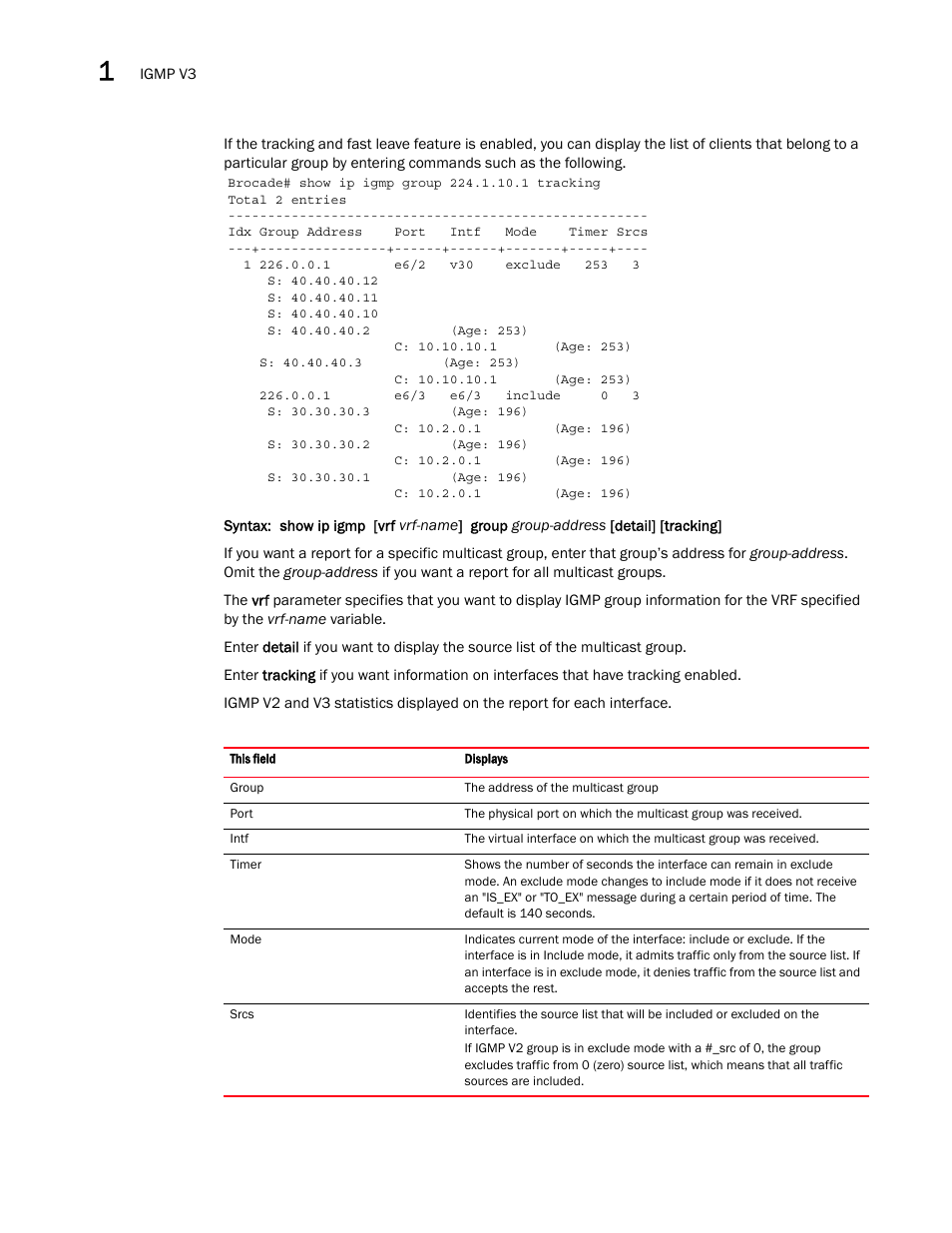 Brocade Multi-Service IronWare Multicast Configuration Guide (Supporting R05.6.00) User Manual | Page 126 / 216