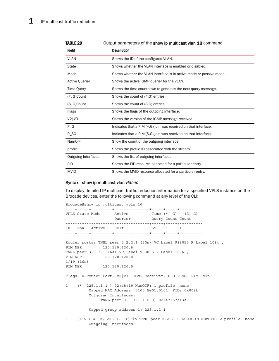 Brocade Multi-Service IronWare Multicast Configuration Guide (Supporting R05.6.00) User Manual | Page 152 / 216
