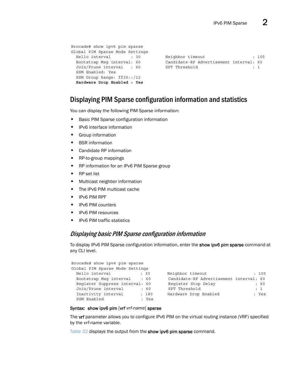 Brocade Multi-Service IronWare Multicast Configuration Guide (Supporting R05.6.00) User Manual | Page 177 / 216