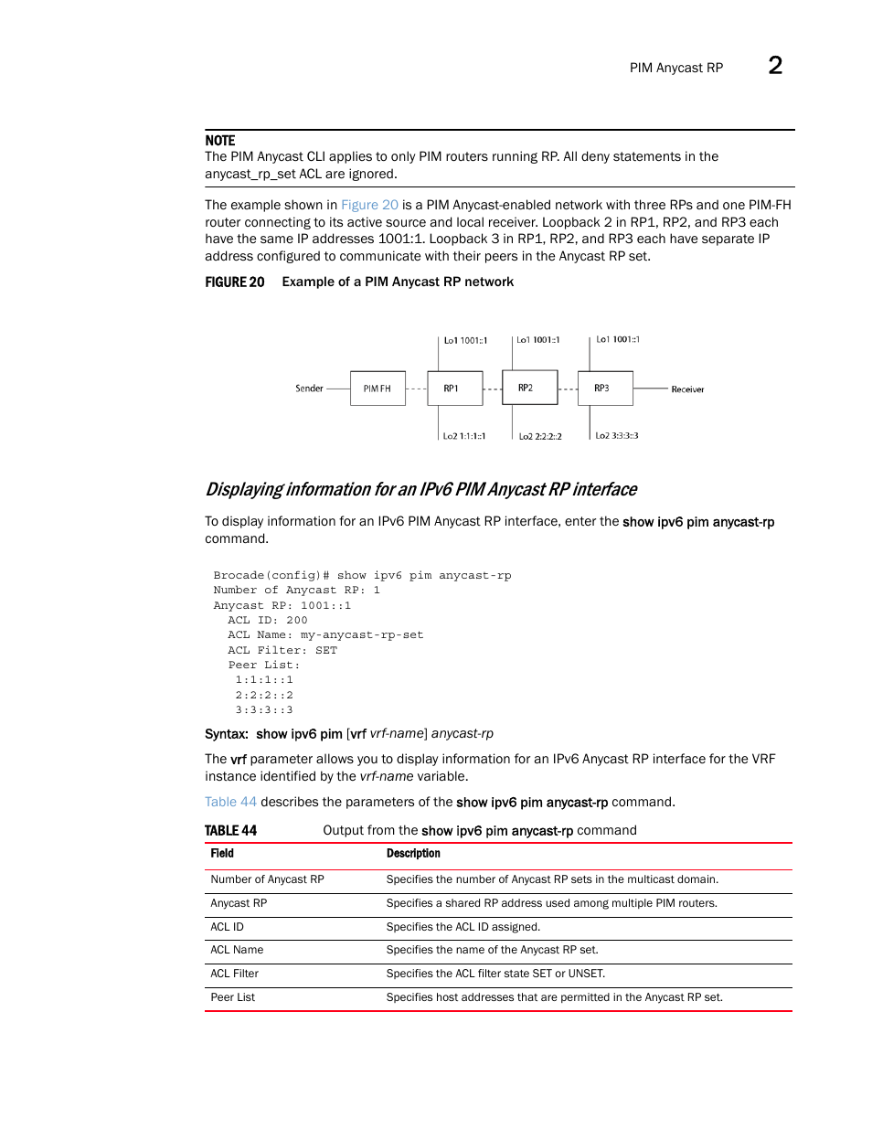 Brocade Multi-Service IronWare Multicast Configuration Guide (Supporting R05.6.00) User Manual | Page 193 / 216