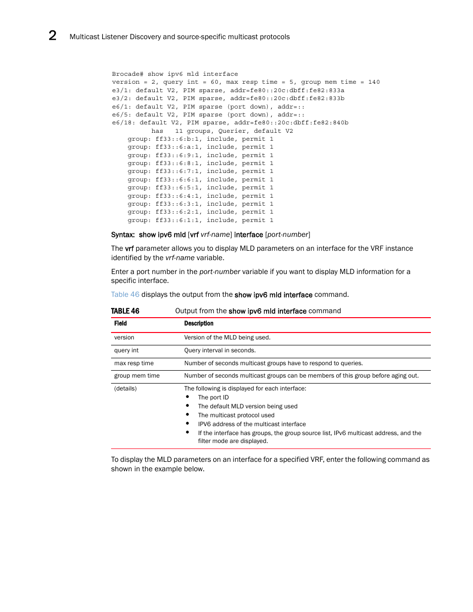 Brocade Multi-Service IronWare Multicast Configuration Guide (Supporting R05.6.00) User Manual | Page 200 / 216