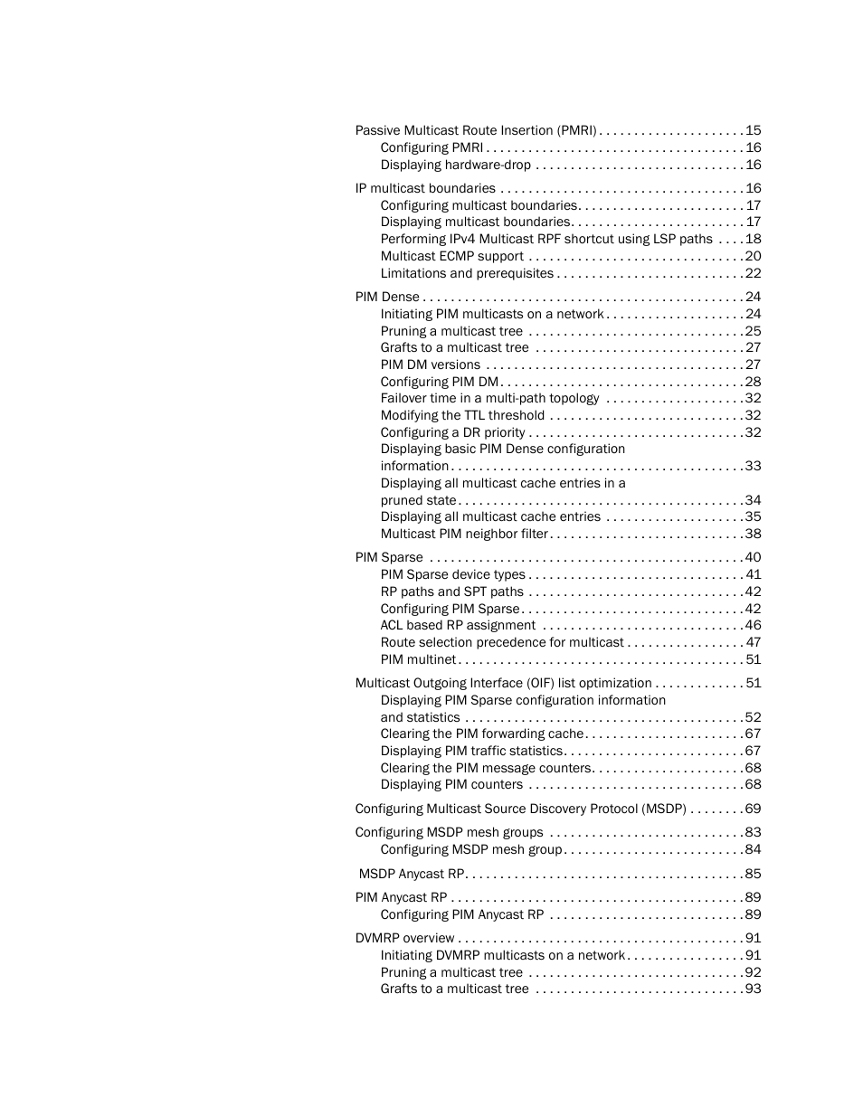 Brocade Multi-Service IronWare Multicast Configuration Guide (Supporting R05.6.00) User Manual | Page 4 / 216