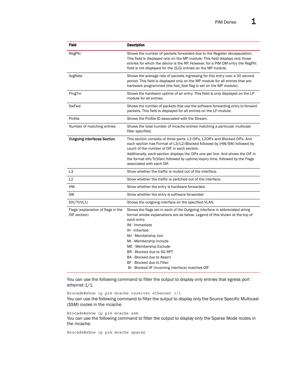 Brocade Multi-Service IronWare Multicast Configuration Guide (Supporting R05.6.00) User Manual | Page 49 / 216