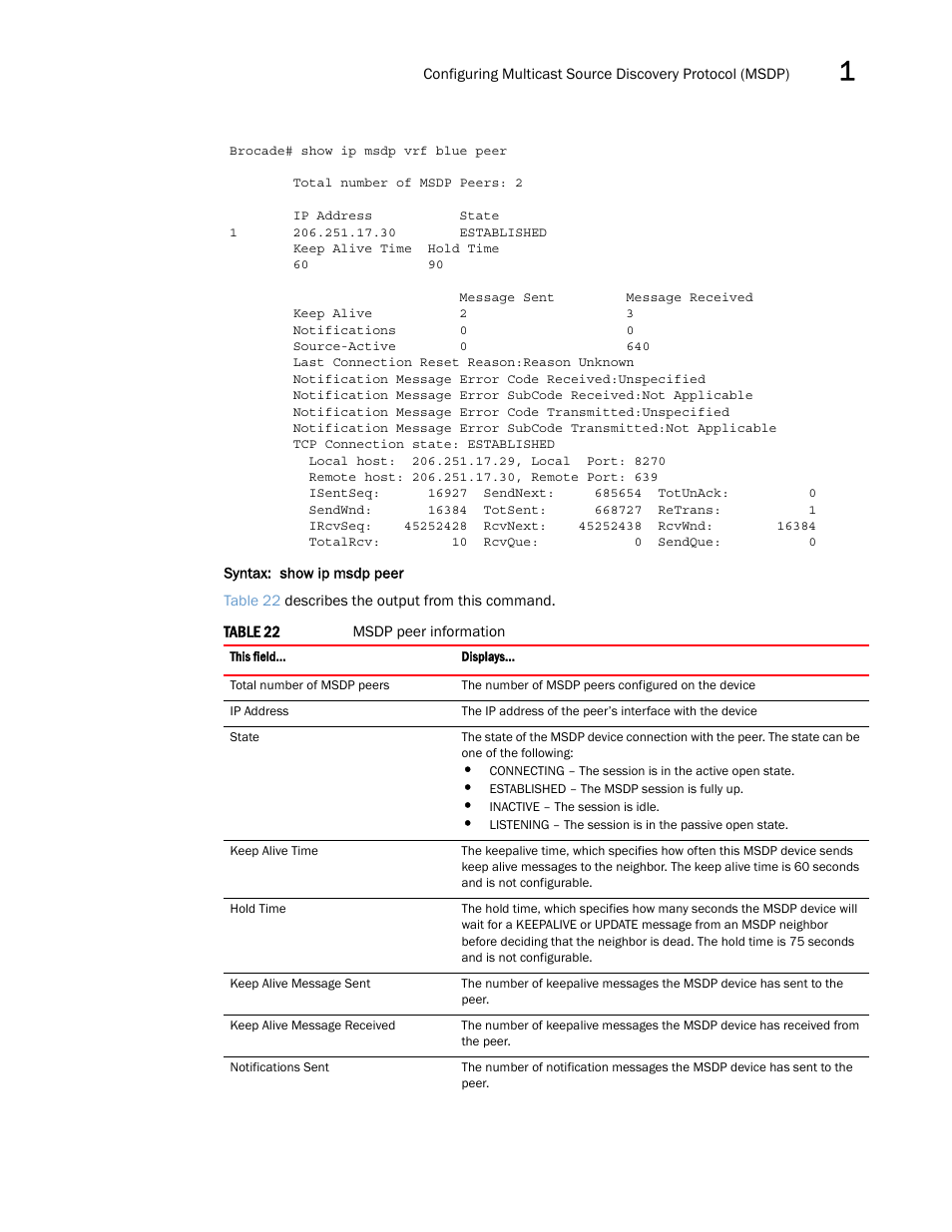Brocade Multi-Service IronWare Multicast Configuration Guide (Supporting R05.6.00) User Manual | Page 89 / 216