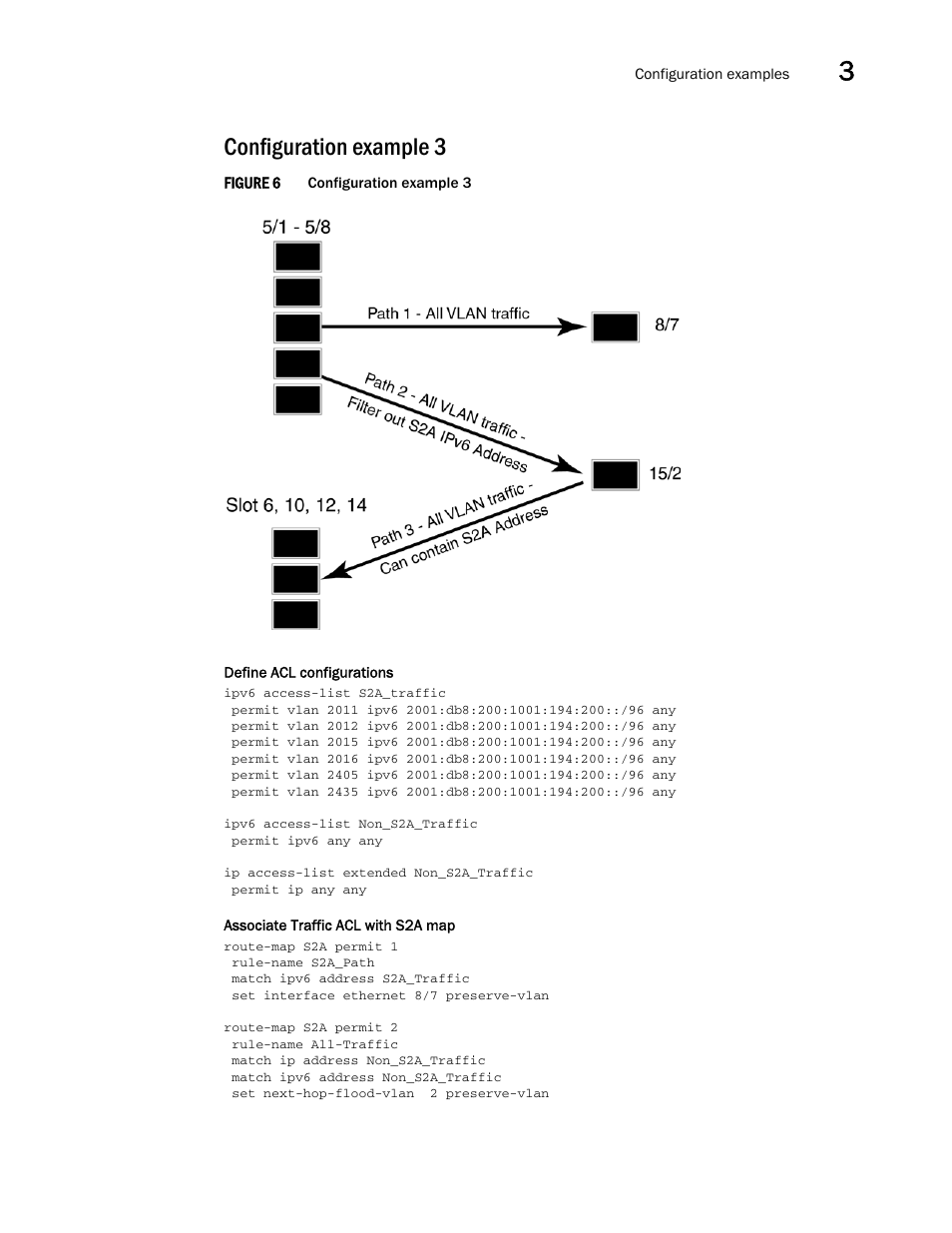 Configuration example 3 | Brocade Multi-Service IronWare Administration Guide (Supporting R05.6.00) User Manual | Page 111 / 432