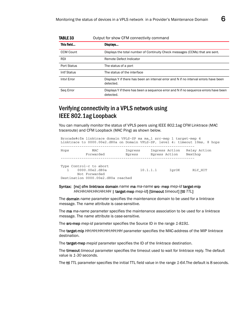 Brocade Multi-Service IronWare Administration Guide (Supporting R05.6.00) User Manual | Page 203 / 432