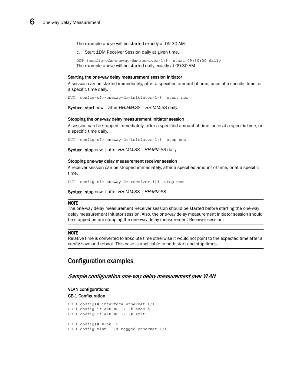 Configuration examples | Brocade Multi-Service IronWare Administration Guide (Supporting R05.6.00) User Manual | Page 264 / 432