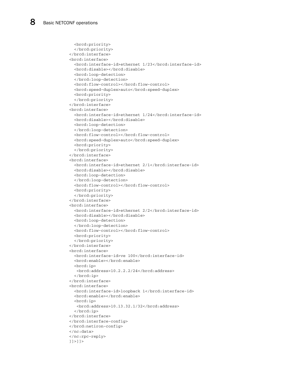 Brocade Multi-Service IronWare Administration Guide (Supporting R05.6.00) User Manual | Page 312 / 432